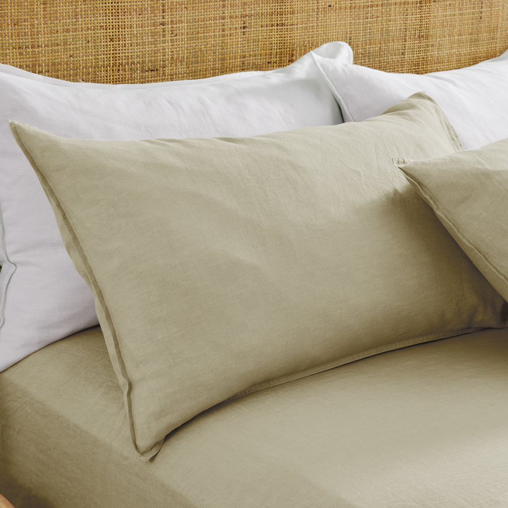 Pure European Linen Pillowcase Pair