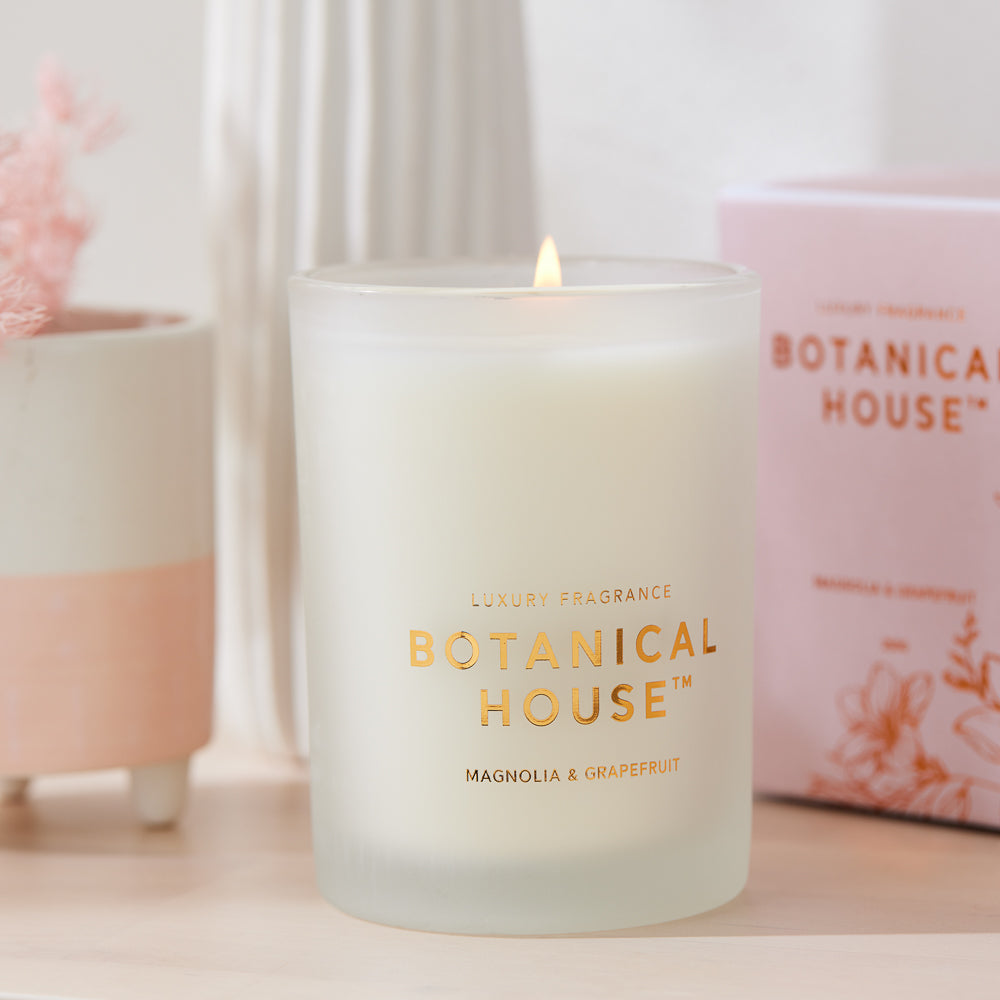 Botanical House Candle Magnolia & Grapefruit