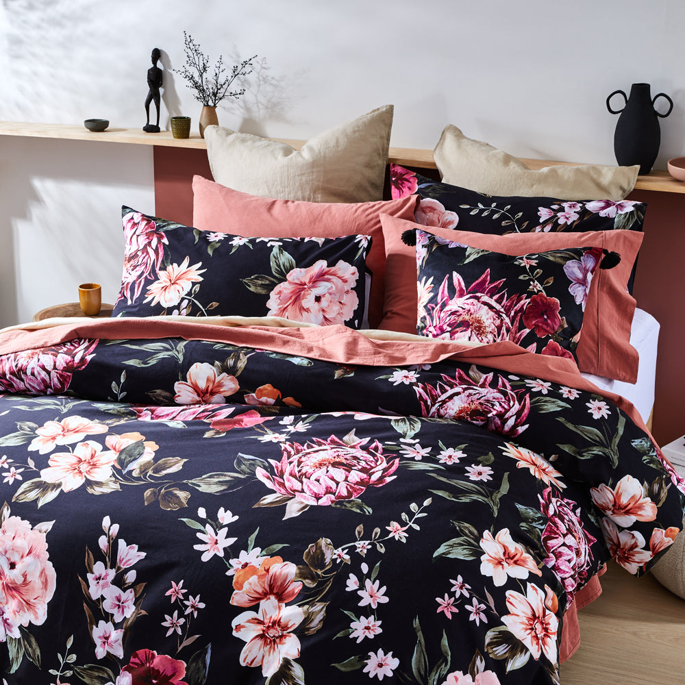 Ebony Quilt Cover Set