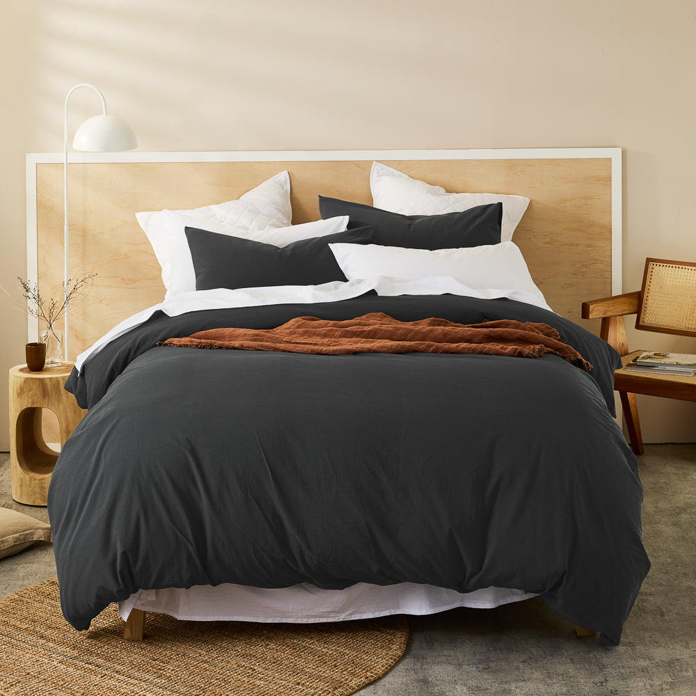 MyHouse Stonewash Quilt Cover Set