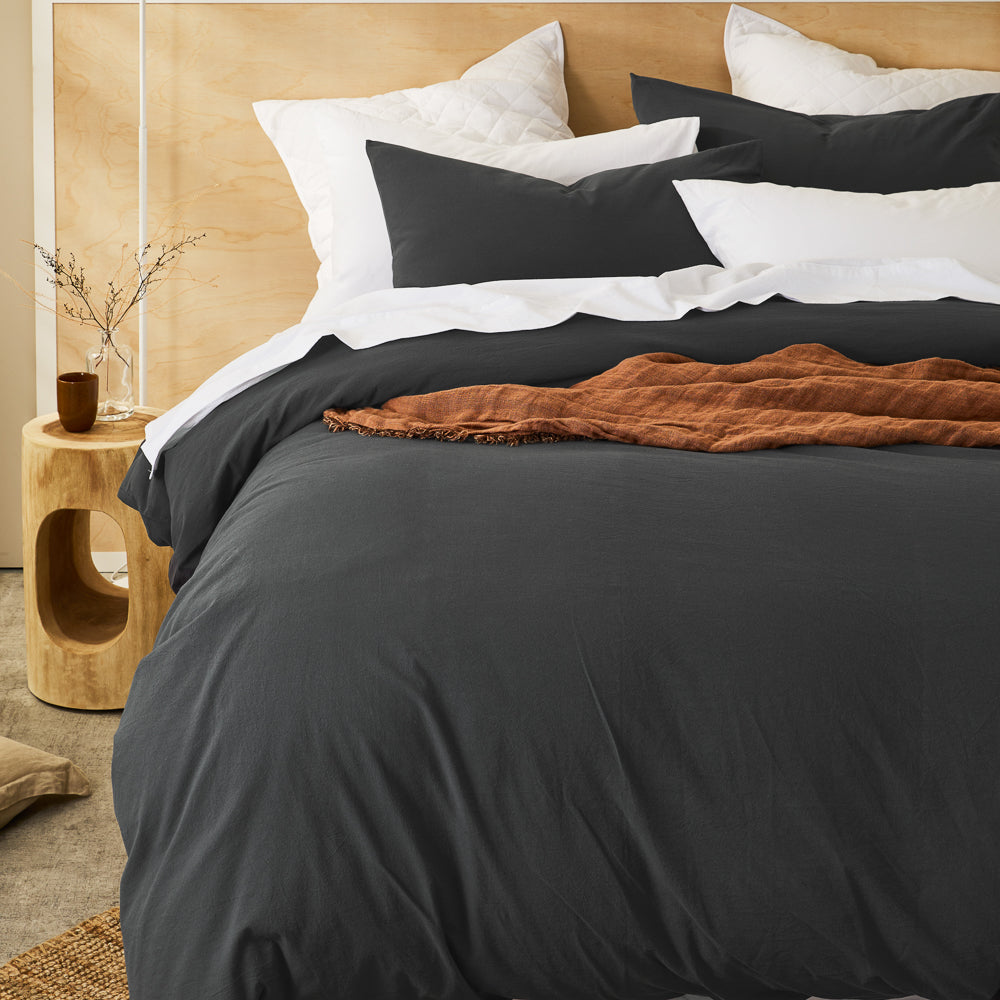 MyHouse Stonewash Quilt Cover Set