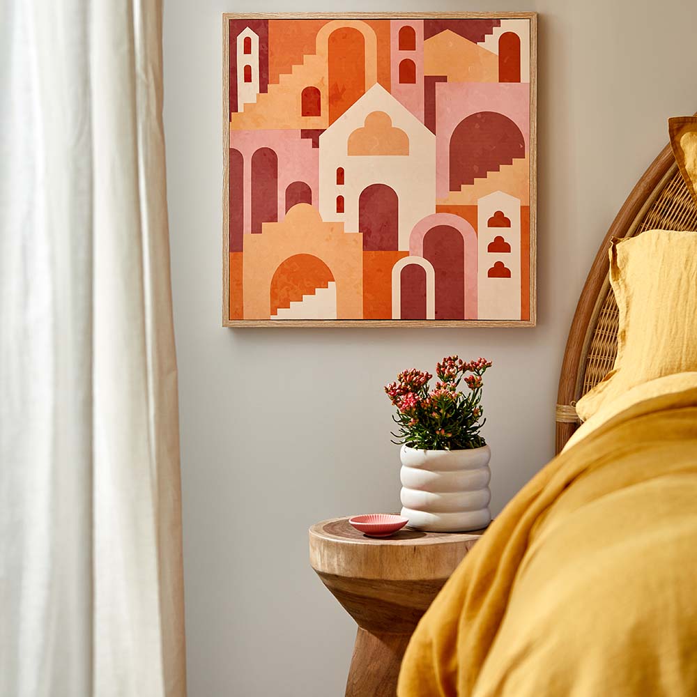 Canvas Wall Art Arches 50x50cm