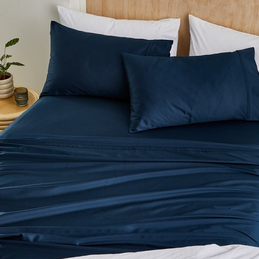 Ashton Fitted Sheet Dress Blue