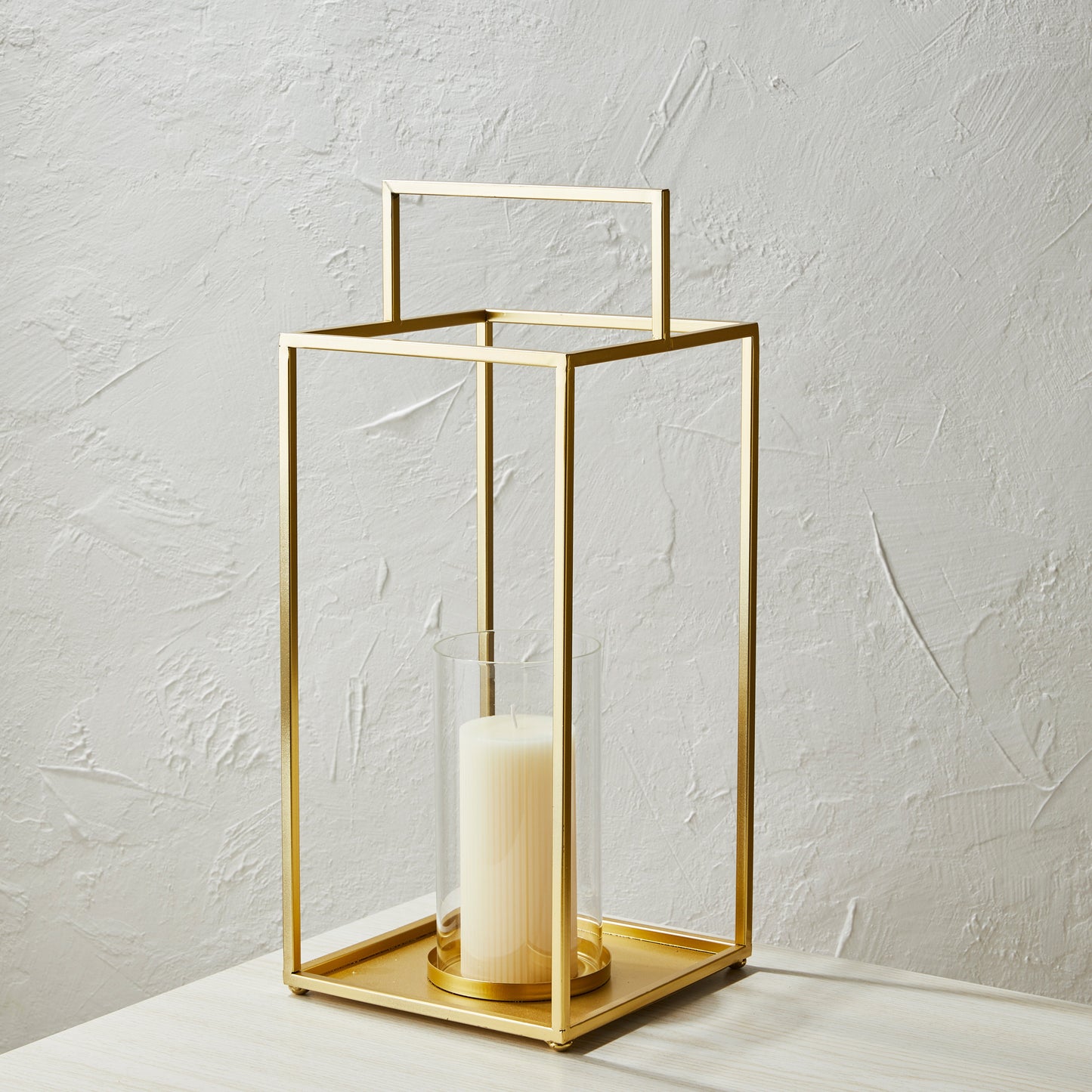 Home Beautiful Brass Lantern