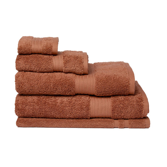 Celene Egyptian Loop Bath Towel Collection Clay