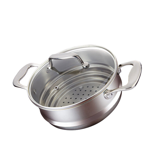 Baccarat iconiX Stainless Steel Universal Steamer Insert with Lid at MyHouse