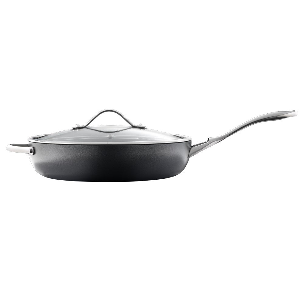 Baccarat iD3 Hard Anodised Non-Stick Saute Pan with Lid 30cm