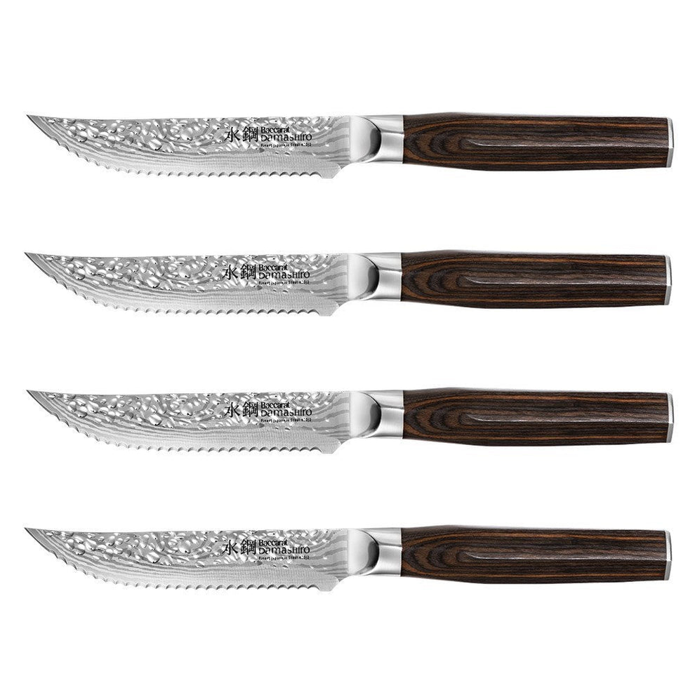 Baccarat Damashiro EMPEROR Japanese Steel 4 Piece Steak Knife Set MyHouse
