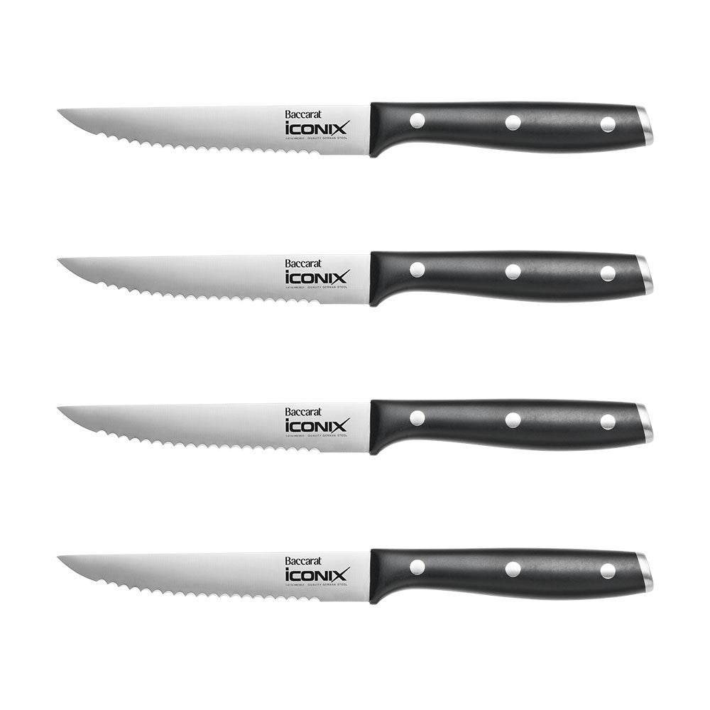 Baccarat iconiX 4 Piece Steak Knife Set