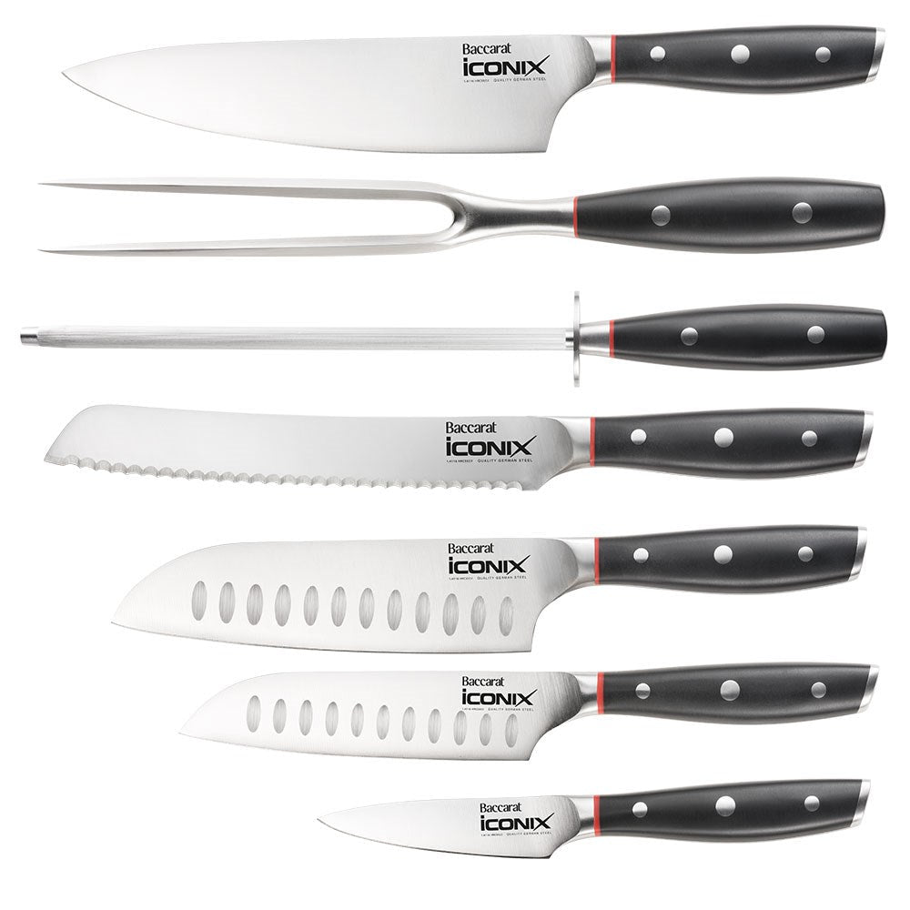 Baccarat iconiX Drenhen Knife Block 9 Piece