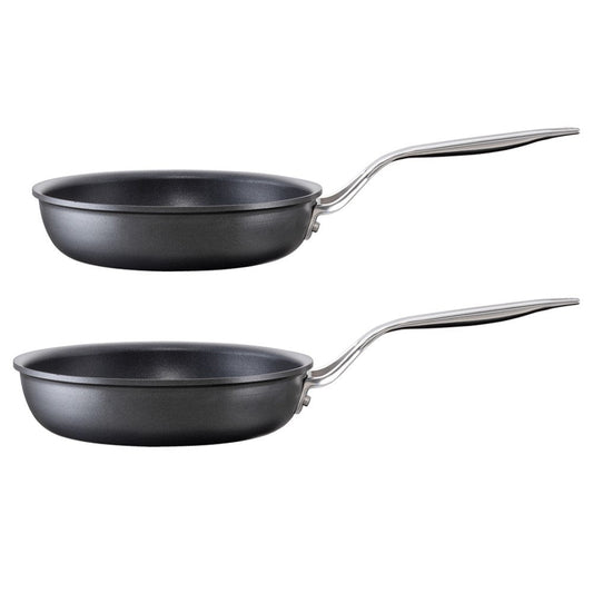 Cuisine::pro Diamond 9 Hard Anodised Fry Pan Twin Pack 20 + 26cm