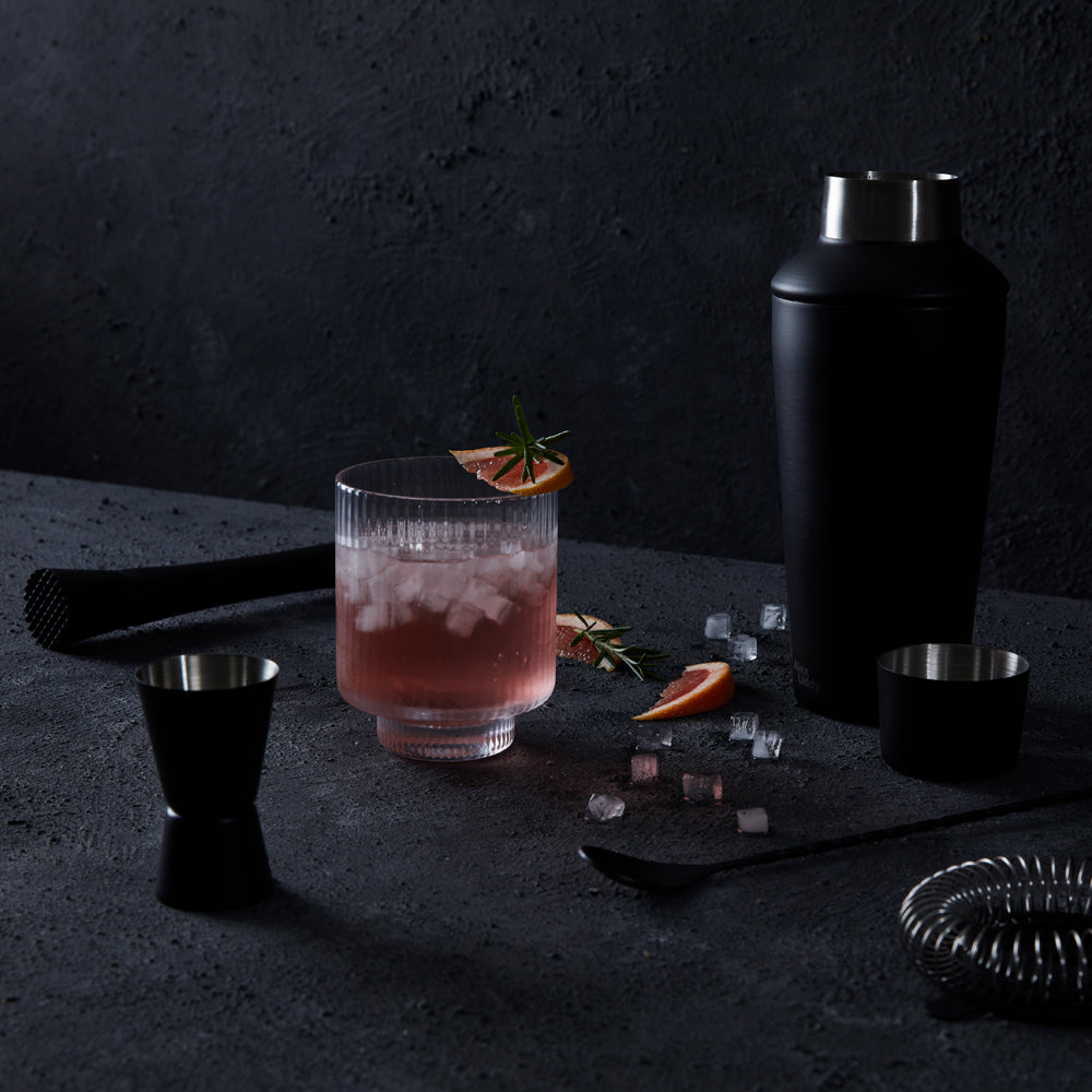 Alex Liddy Slate & Co 6 Piece Cocktail Set Black