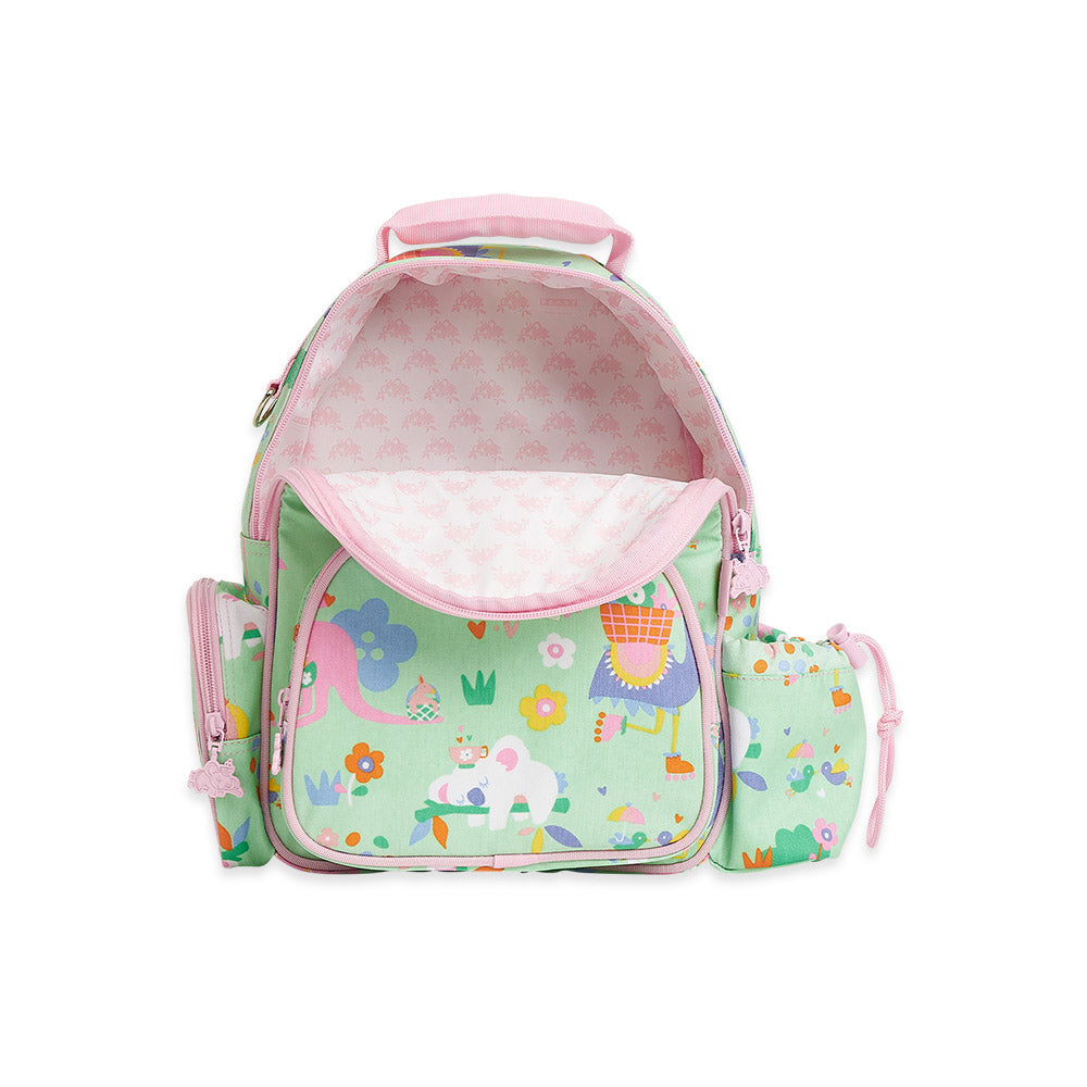 Penny Scallan Medium Cotton Canvas Backpack 26 x 34 x 16cm