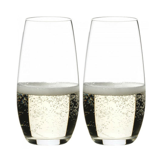 RIEDEL O Series Crystal Glass 2-Piece Champagne Glass Set 264ml