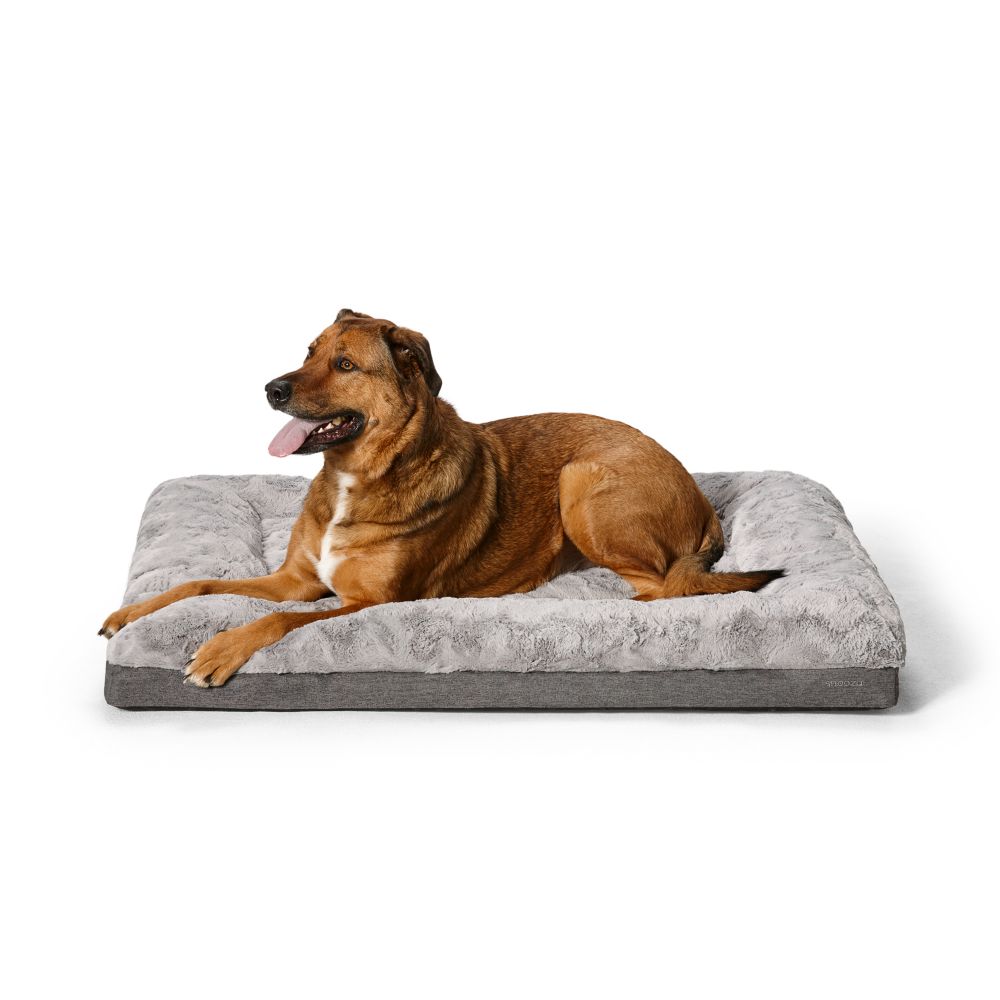 Snooza Ultra Comfort Lounge Frost Grey Dog Bed