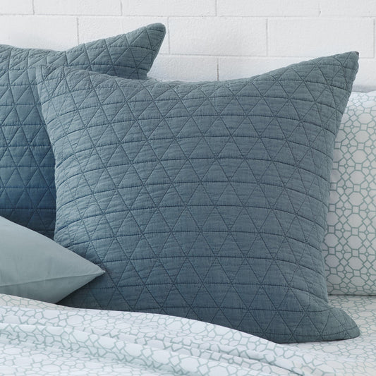 Alex Liddy Edit Triangle Quilted European Pillowcase