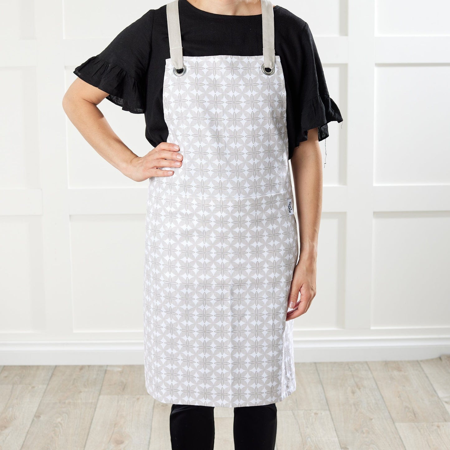 Alex Liddy Geometric Apron Dove