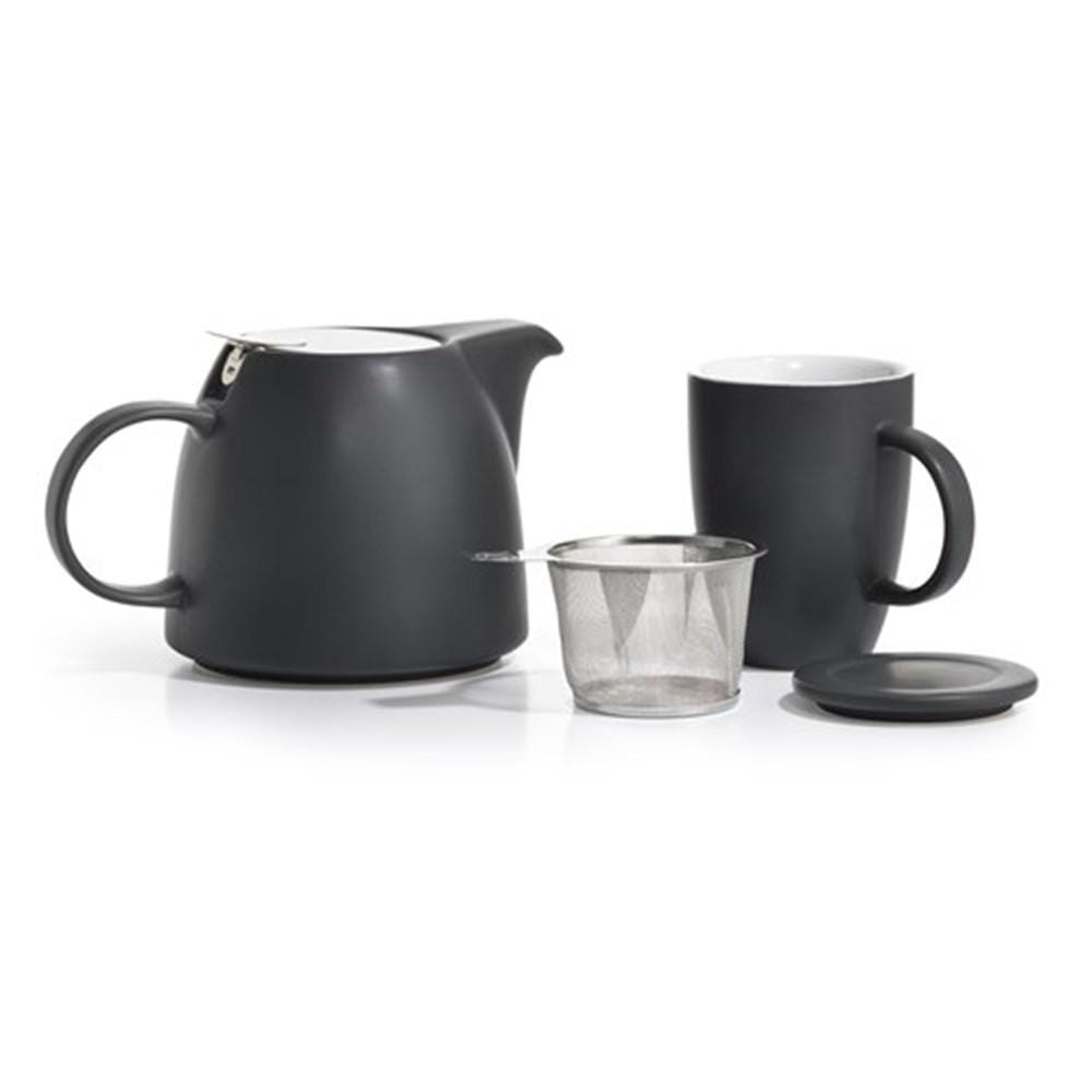 Ambrosia Zoey Teapot Charcoal 1L