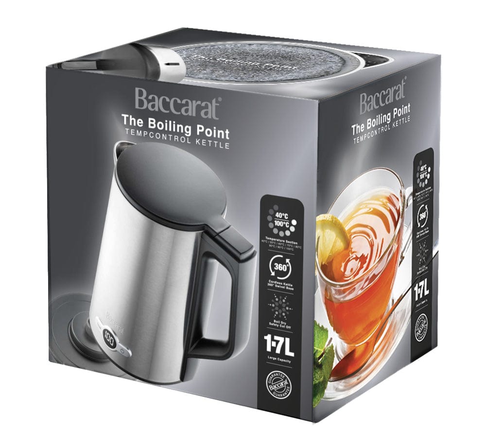 Baccarat The Boiling Point Tempcontrol Kettle Silver