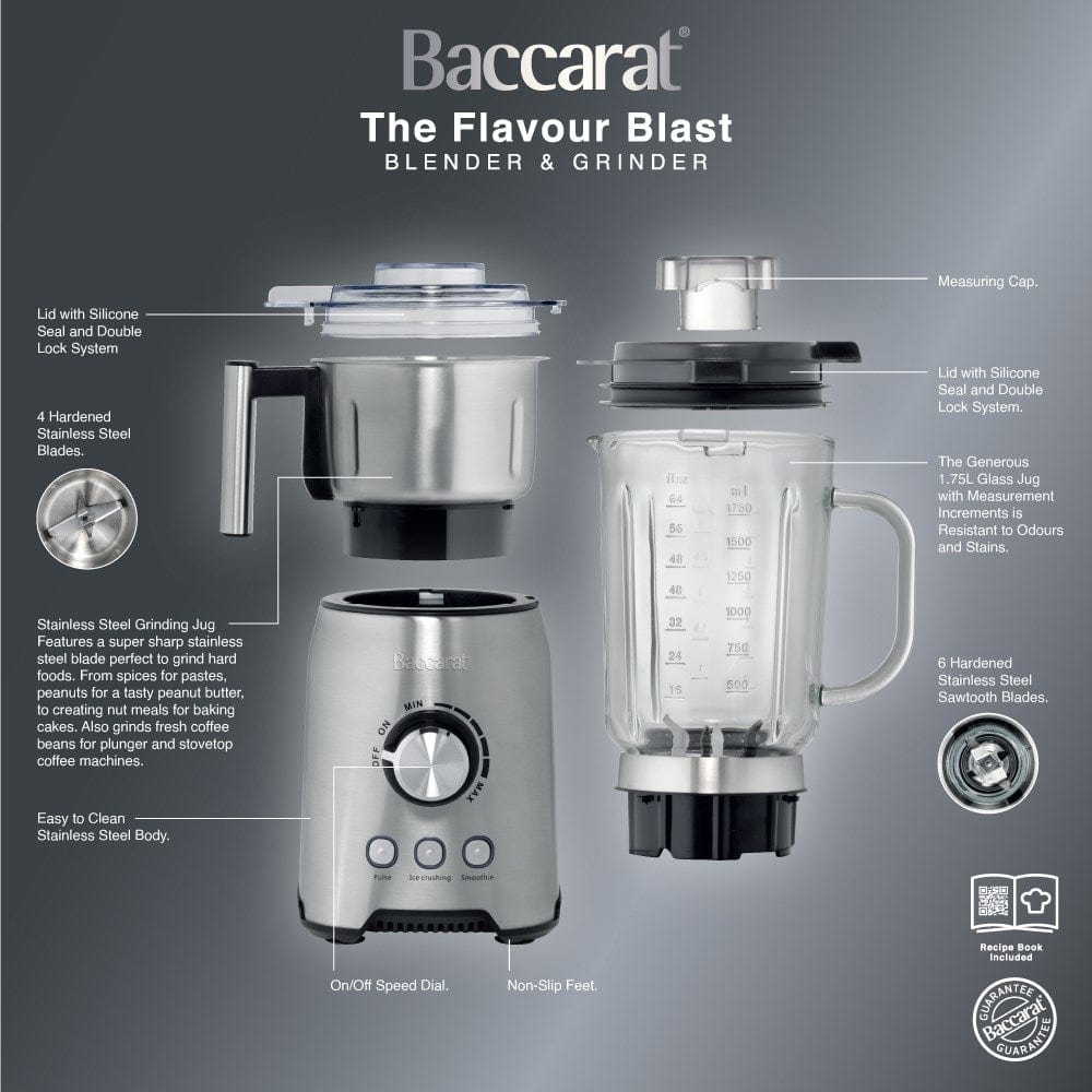 Baccarat The Flavour Blast Blender & Grinder