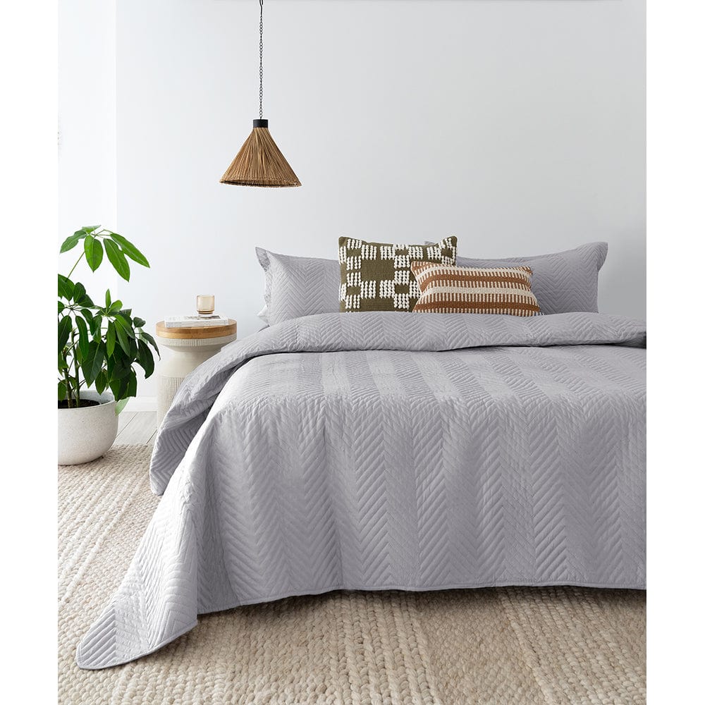 Bambury Herringbone Embossed Coverlet