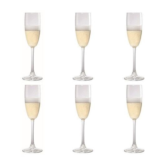 Cellar Tonic 6 Piece Flute Wine Glass Set 240ml