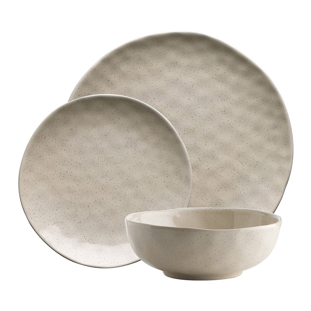 Ecology Speckle 12 Piece Dinner Set Oatmeal