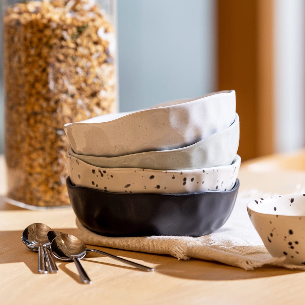 Ecology Speckle Cereal Bowl Milk