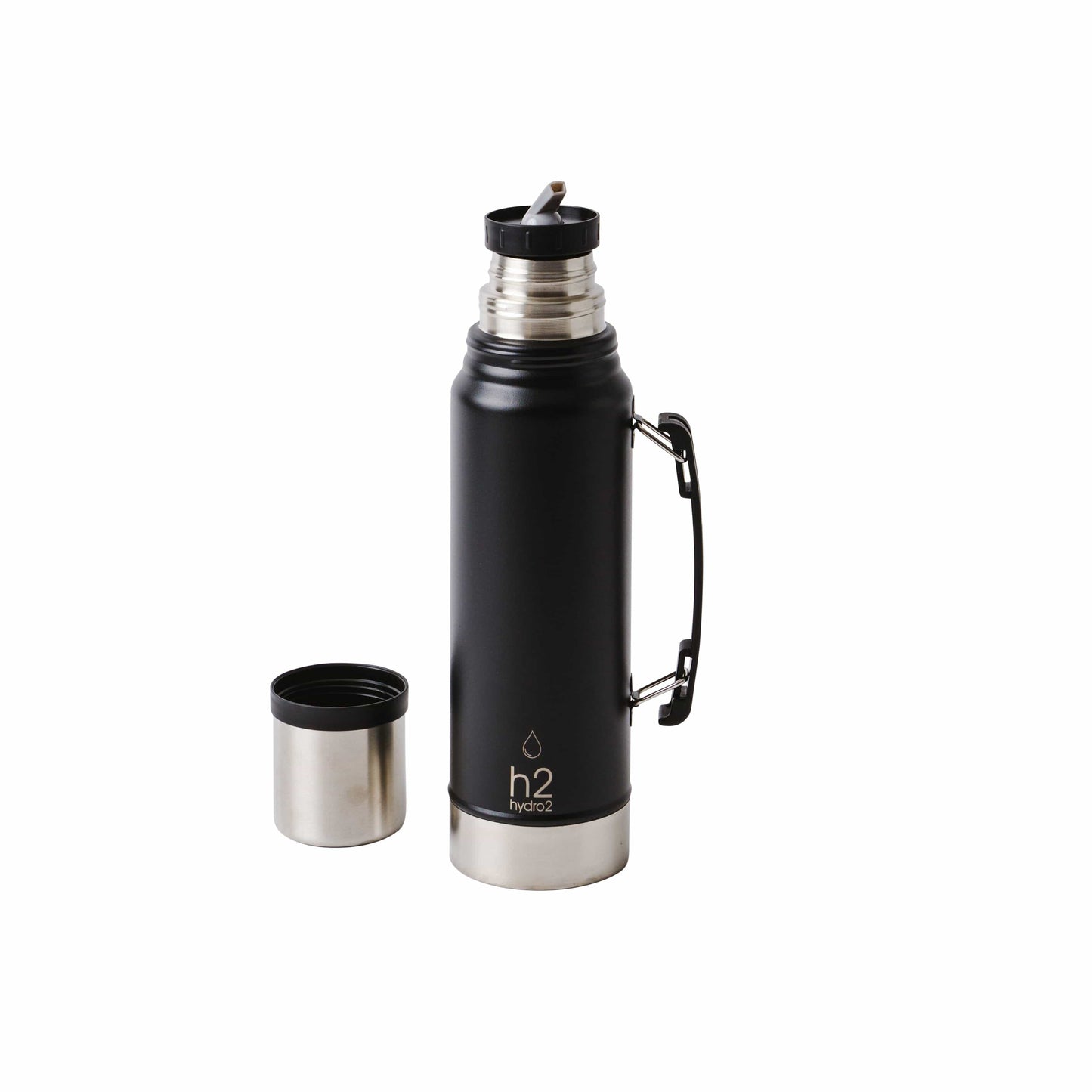 h2 hydro2 Flash Flask 1.2L Black