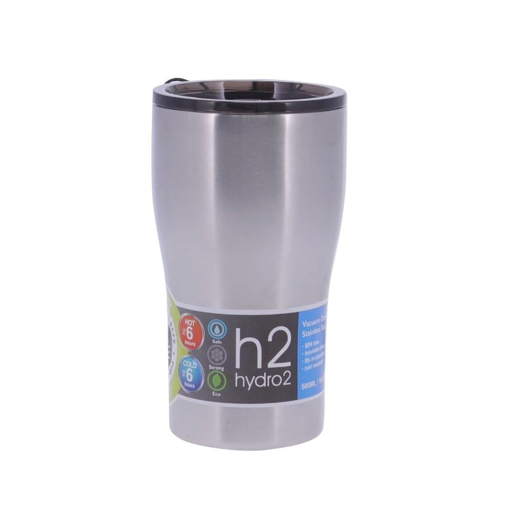 h2 hydro2 Quench Double Wall Stainless Steel Travel Mug 500ml