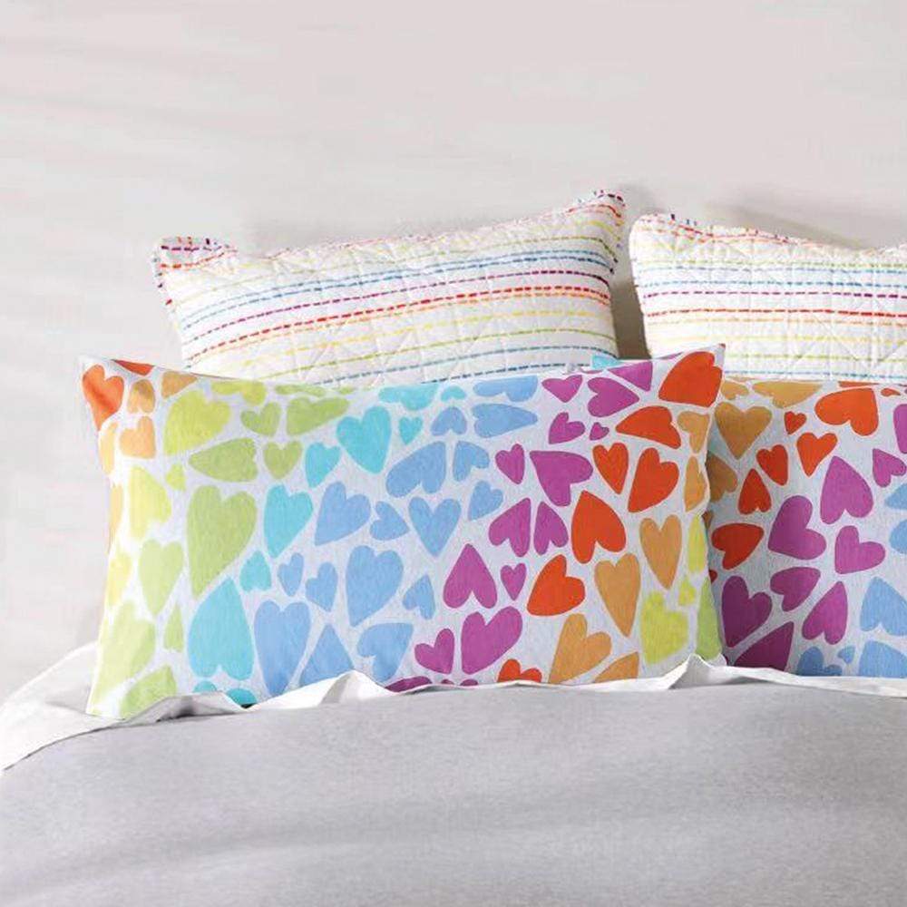 Jewelchic Hearts Pillowcase Pair