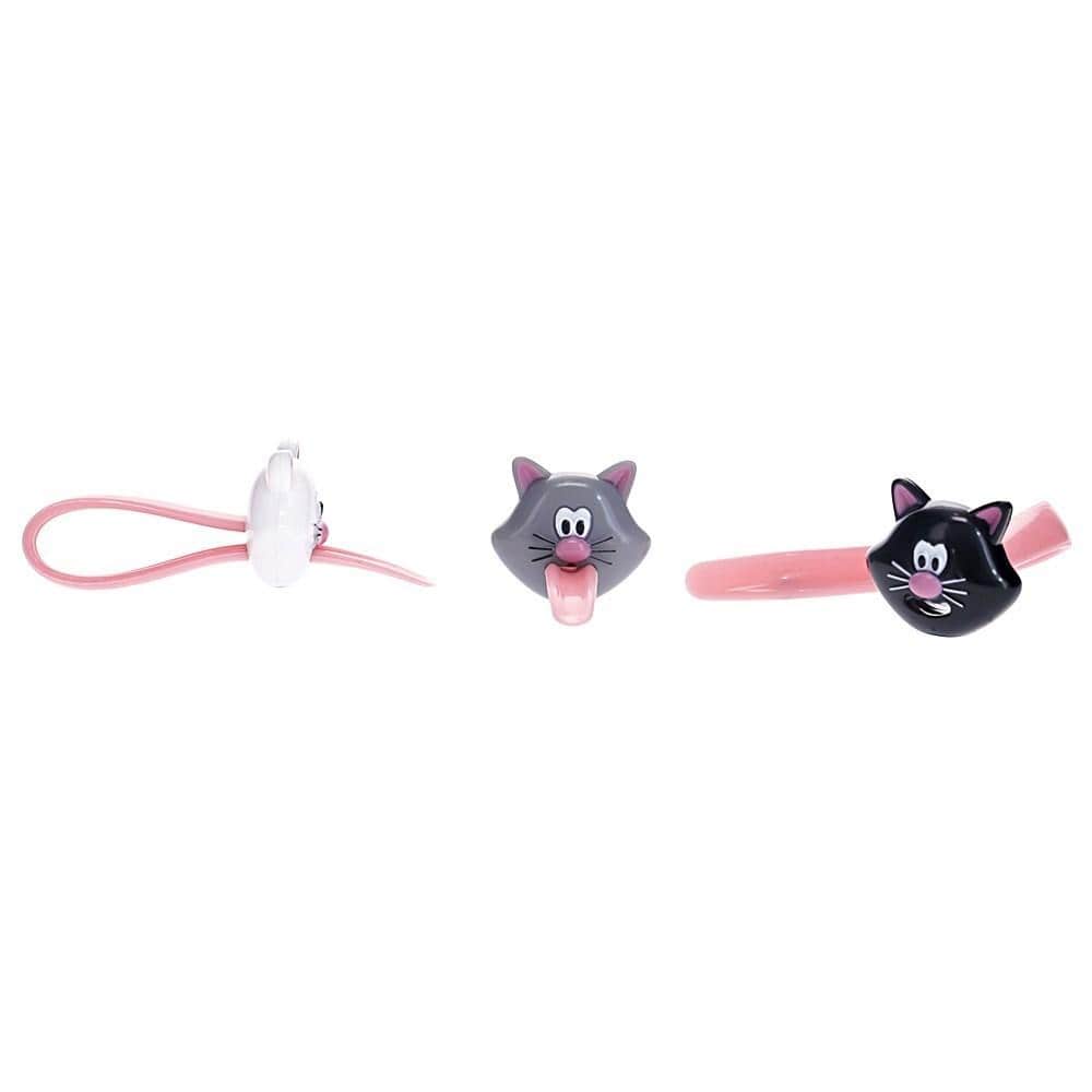 Joie Meow Novelty Cat Bag Ties Set of 3