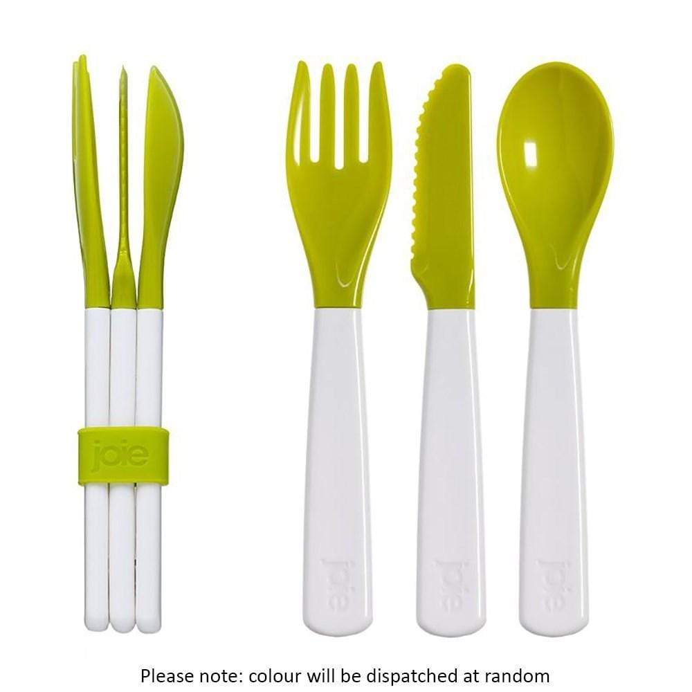 Joie On The Go 3 Piece Cutlery Set - Designs May Vary