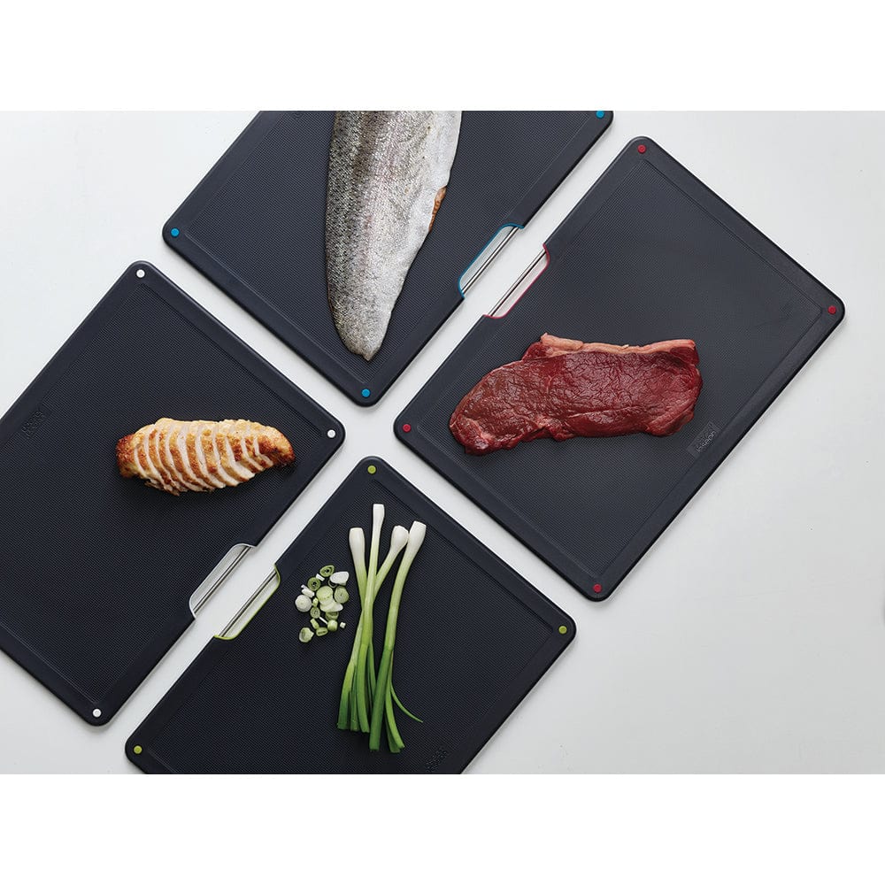 Joseph Joseph Folio Steel 4 Piece Choping Board Set