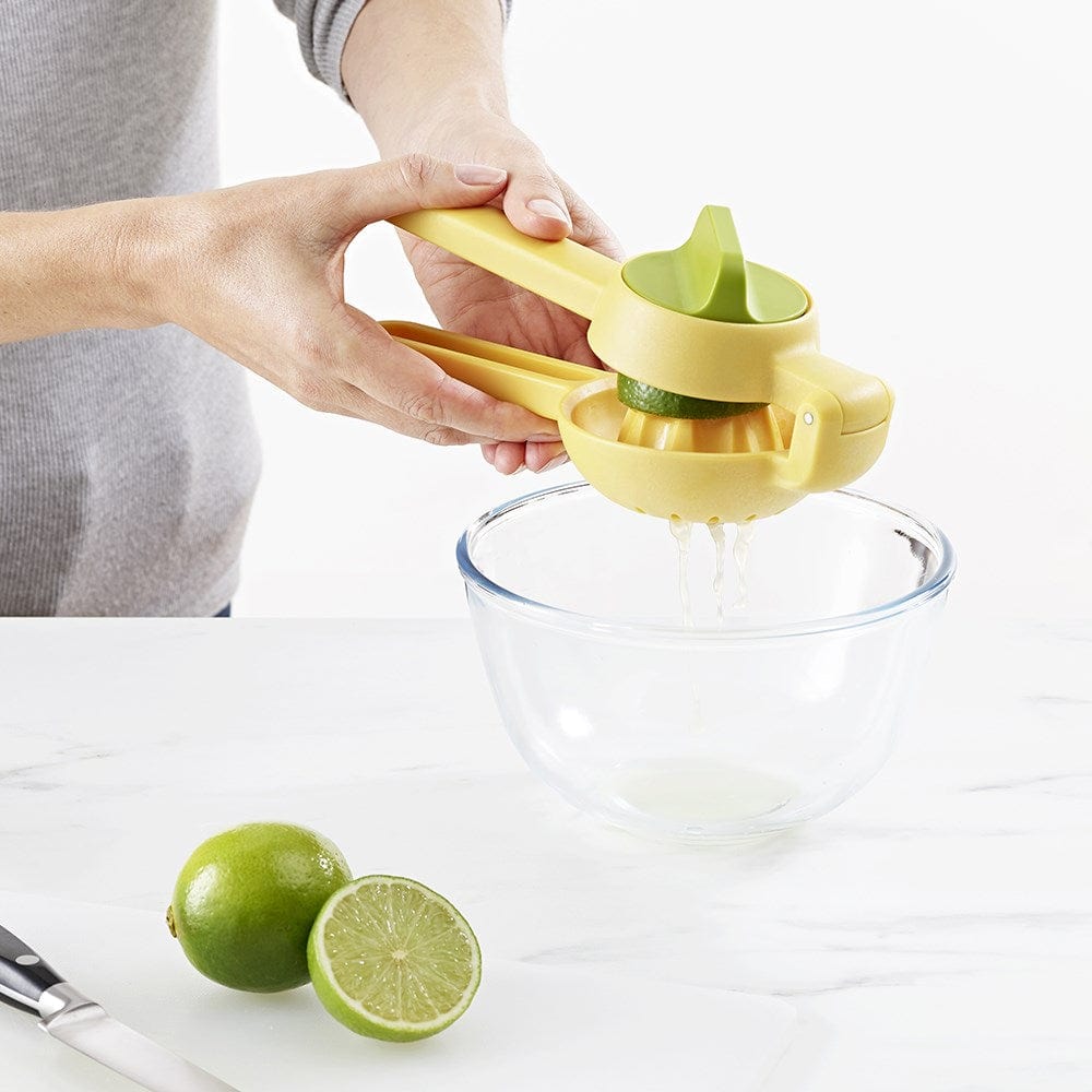 Joseph Joseph JuiceMax Dual Action Citrus Press Yellow