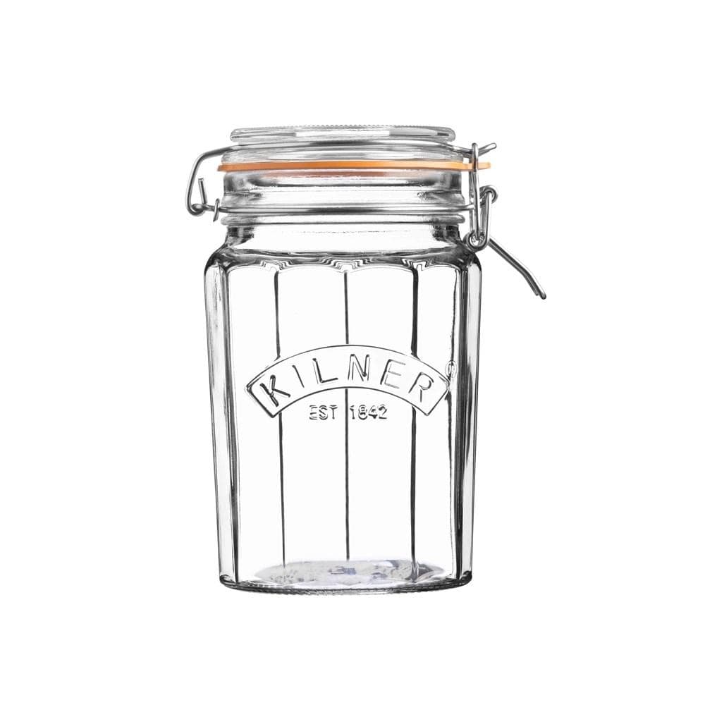 Kilner Facetted Clip Top Jar 950ml