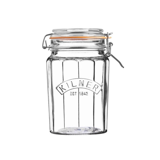 Kilner Facetted Clip Top Jar 950ml