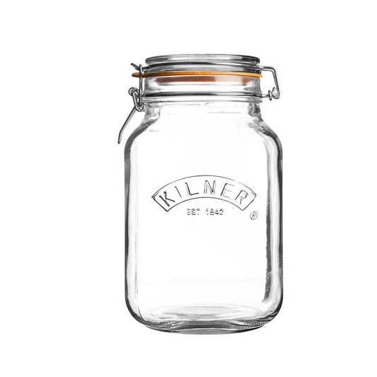 Kilner Square Clip Top Jar 1.5L