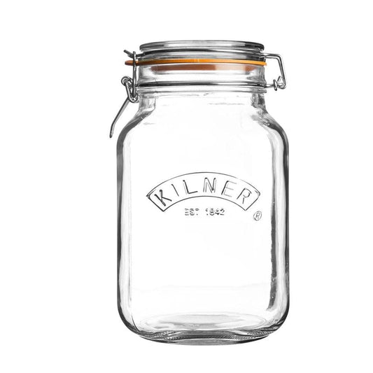 Kilner Square Clip Top Jar 2L