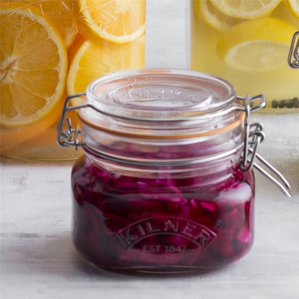 Kilner Square Clip Top Jar 500ml