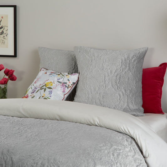 Odette European Pillowcase Silver