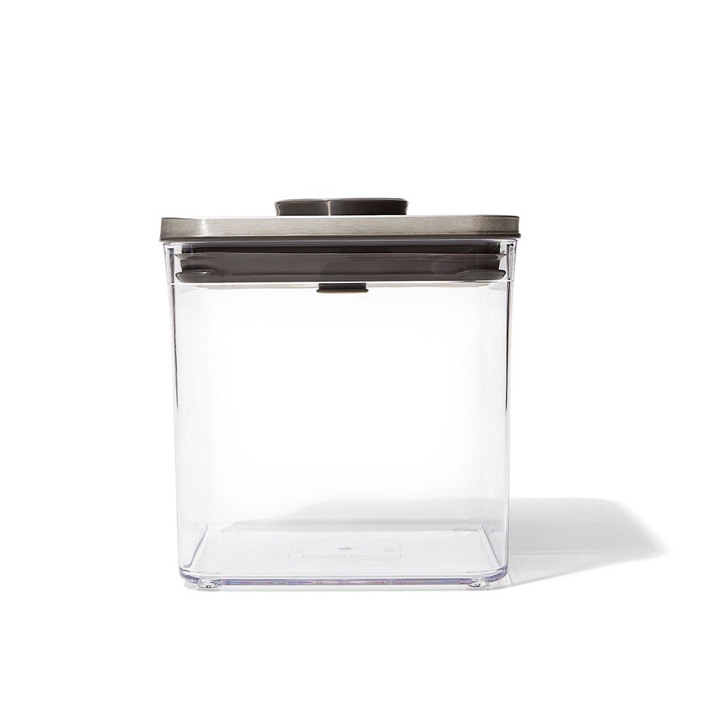 Oxo Pop 2.0 Steel Big Square Short Container 2.6L