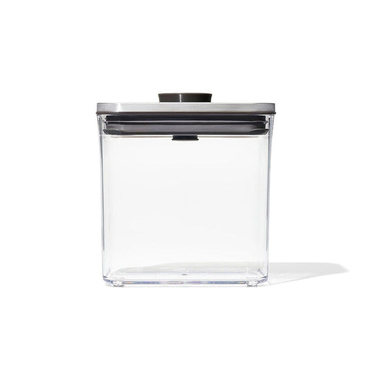 Oxo Pop 2.0 Steel Rectangle Short Container 1.6L