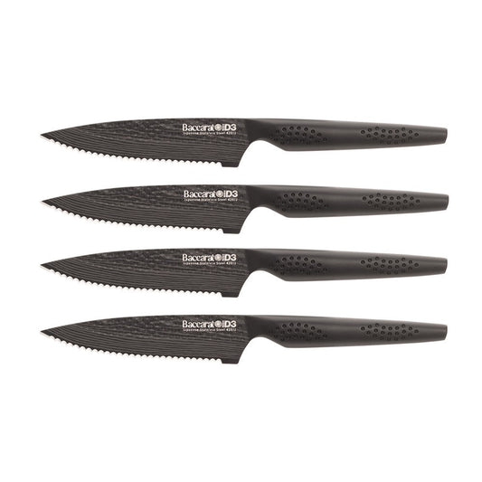 Baccarat iD3 BLACK SAMURAI 4 Piece Steak Knife Set