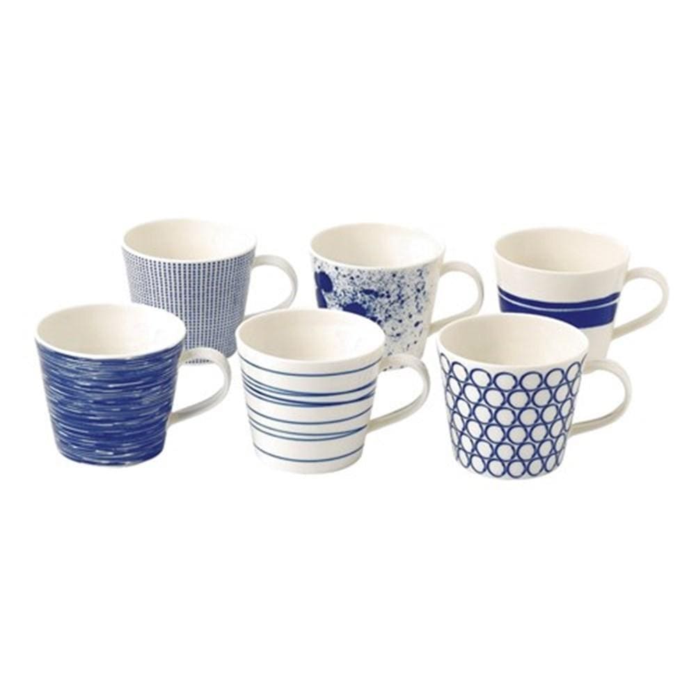 Royal Doulton Pacific Set 6 Mugs 420ml