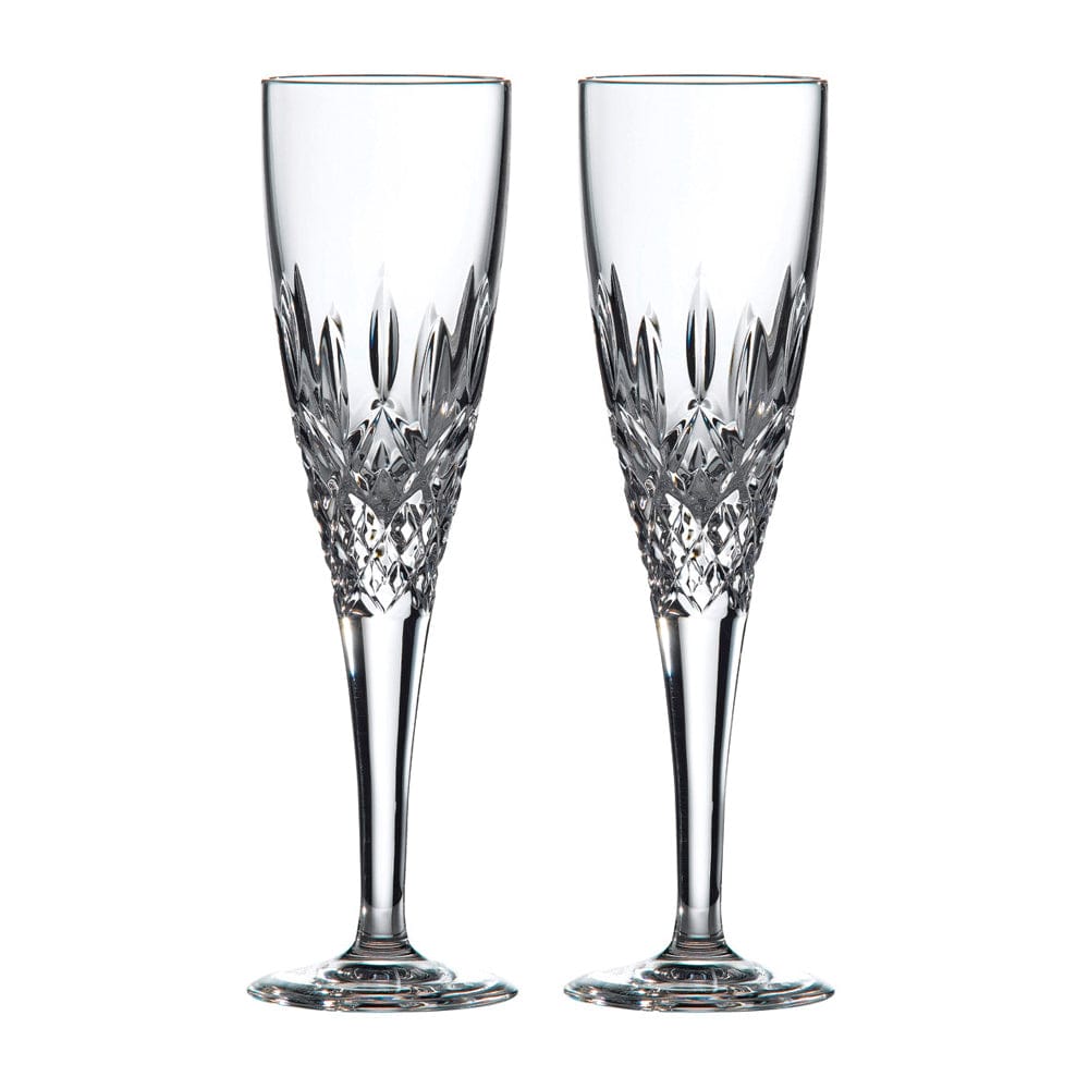 Royal Doulton R&D Collection Highclere Pair of Highclere Crystal Chamagne Flutes