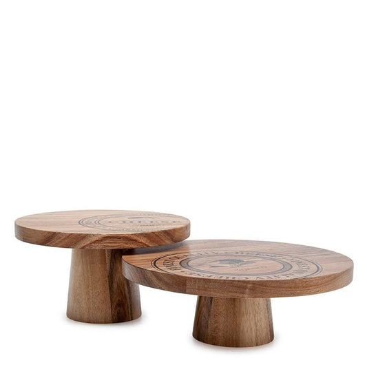 Salt & Pepper Fromage Set of 2 Serving Stands