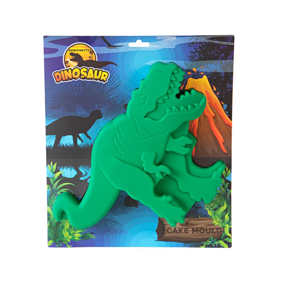 Soffritto Professional Bake Novelty Silicone Cake Pan Dinosaur