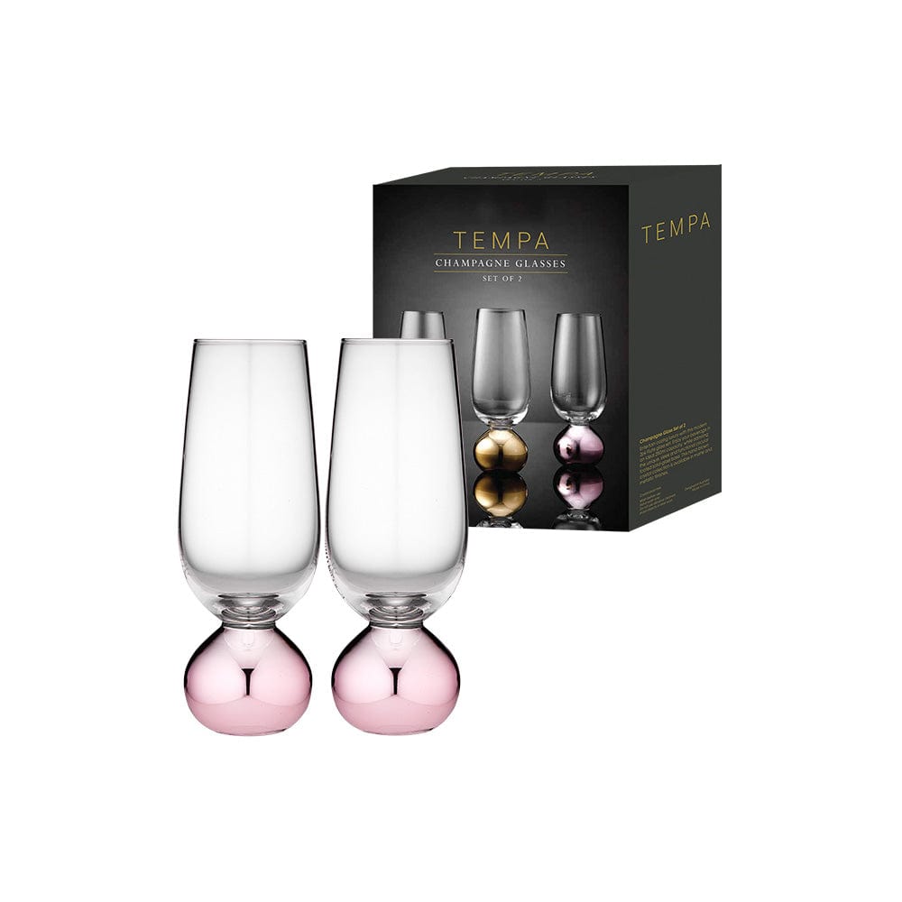 Tempa Astrid Set of 2 Champagne Glasses