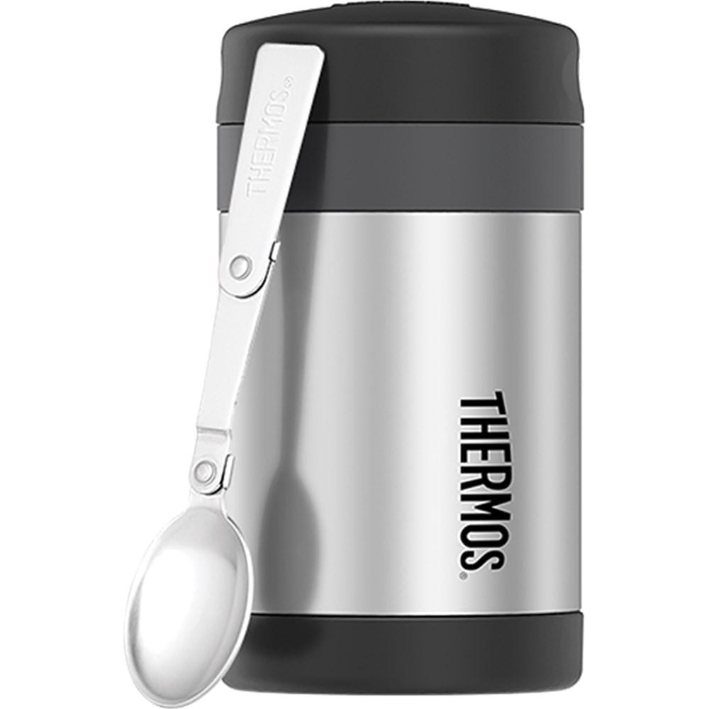 Thermos Vacuum Insulated Food Jar with Spoon 470ml Stainless Steel